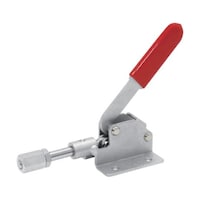 育良精機 横押し型トグルクランプ スチール(31406) ストローク13mm フランジベース 押圧力1.6kN ISK51BS0 ISK51BS0 1個