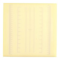 山県 調理用積層式目盛り入りまな板 正方形 S イエロー 62643451 1個