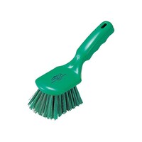 ヒルブラシ サーモン レジン ショートハンドルブラシ 緑 D4 D4 1個