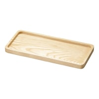 IKEDA カスタートレー(ケヤキ材) NTC12 白木 W 62675787 1枚