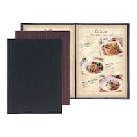 シンビ メニューブック 黒 LS17 LS17 1冊