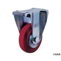 ヨドノ プレス製固定金具付赤ゴム車 130φ RWK130 RWK130 1個