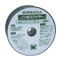 育良精機 半自動溶接機用ノンガスワイヤ(42095) ワイヤ径φ1.2mm ワイヤ長約64m 軟鋼用 SAW12 SAW12 1個