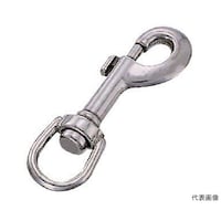 水本 フック ステンレス ナスカン 使用荷重0.39kN 奥行6.0×長さ110×高さ14mm B1015 B1015 1袋