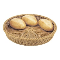 よし与工房 WBS9101 バスケット丸 茶