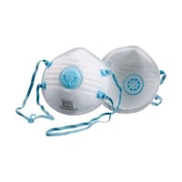 トーヨーセフティー 使い捨て式防じんマスク DS2 排気弁付 頭掛けタイプ (20枚入) NO.1732A NO.1732A 1箱