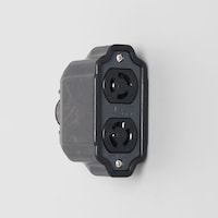 アメリカン電機 引掛形 ダブルコネクタボディ 3113RE2P 3113RE2P 1個