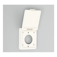 アメリカン電機 防水パネルリフトカバー 大穴 PLC41W PLC41W 1個