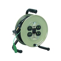 ハタヤリミテッド コンパクトタイプリール標準型・接地付 JS101K JS101K 1個