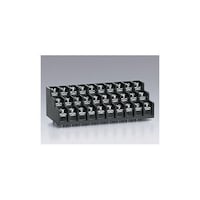 サトーパーツ 3段型端子台 プリント基板用 250V15A 角座金付ネジ 30極 ML50W1BYF30P ML50W1BYF30P 1個