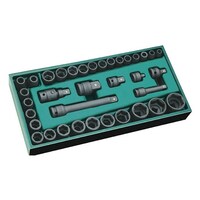 SATA 36pcs 3/8&1/2インパクトソケットセット RS09914 RS09914 1セット