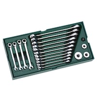 SATA 19pcs ダブルラチェットコンビネーションセット RS09925 RS09925 1セット