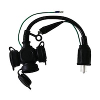 ピコットプラグ付 防雨延長コード 0.35m 63542812 1個