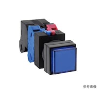 IDEC TWシリーズ照光押ボタンスイッチ正角突形記名式(LED)モメンタリ形 ALQW2B1611DG ALQW2B1611DG 1個