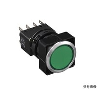 IDEC Φ25フラッシュシルエットスイッチLWシリーズ照光押ボタンスイッチ(丸形平形レンズ)メタルベゼル LW6MLA1C52Y LW6MLA1C52Y 1個
