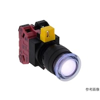 IDEC HWシリーズ照光押ボタンスイッチΦ22(丸形LED)(モメンタリ形) HW1LM302Q3PW HW1LM302Q3PW 1個