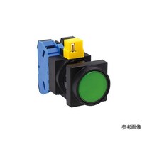 IDEC HWシリーズ照光押ボタンスイッチΦ22(角丸平形LED)(モメンタリ形) HW3LM102Q2R HW3LM102Q2R 1個