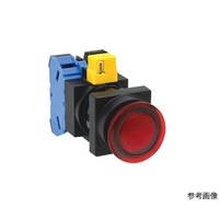 IDEC HWシリーズ照光押ボタンスイッチΦ22(角丸中形LED)(モメンタリ形) HW3LM322Q2R HW3LM322Q2R 1個