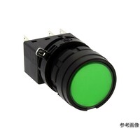 IDEC LWシリーズ照光押ボタンスイッチΦ22(丸形平形レンズLED)オルタネイト形 LW1LA1C64G LW1LA1C64G 1個