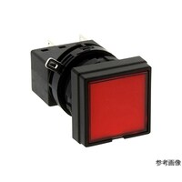 IDEC LWシリーズ照光押ボタンスイッチΦ22(正角形平形レンズLED)モメンタリ形 LW2LM1C22MR LW2LM1C22MR 1個