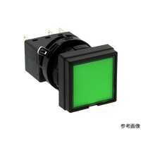 IDEC LWシリーズ照光押ボタンスイッチΦ22(正角形平形レンズLED)モメンタリ形 LW2LM1C32VG LW2LM1C32VG 1個