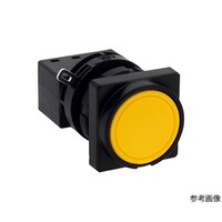 IDEC Φ22LWシリーズ押ボタンスイッチ角丸形(平形ボタン) LW3BM1C6Y LW3BM1C6Y 1個