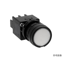 IDEC LWシリーズ照光押ボタンスイッチΦ22(丸形平形レンズLED)オルタネイト形 LW1LA1C62PW LW1LA1C62PW 1個