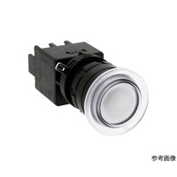 IDEC LWシリーズ照光押ボタンスイッチΦ22(丸形Φ30大型レンズLED)モメンタリ形 LW1LM3C23PW LW1LM3C23PW 1個