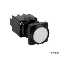 IDEC LWシリーズ照光押ボタンスイッチΦ22(角丸形平形レンズLED)モメンタリ形 LW3LM1C64MPW LW3LM1C64MPW 1個