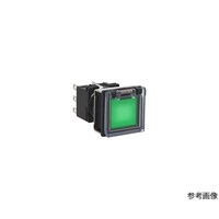 IDEC フラッシュシルエットLBシリーズ照光押ボタンスイッチ正角形 ボタン色 緑 LB7GLA1T21WG LB7GLA1T21WG 1個