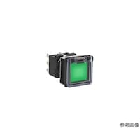 IDEC フラッシュシルエットLBシリーズ照光押ボタンスイッチ正角形 ボタン色 緑 LB7GLA1T24WG LB7GLA1T24WG 1個