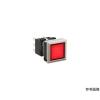 IDEC フラッシュシルエットLBシリーズ照光押ボタンスイッチ正角形 ボタン色 赤 LB7MLM1T24WR LB7MLM1T24WR 1個