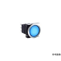 IDEC フラッシュシルエットLBWシリーズ照光押ボタンスイッチ丸平形・メタル調ベゼル LBW6MLA1T13WS LBW6MLA1T13WS 1個