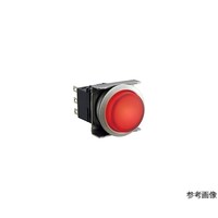 IDEC フラッシュシルエットLBWシリーズ照光押ボタンスイッチ丸平形・メタル調ベゼル LBW6MLM2T24R LBW6MLM2T24R 1個