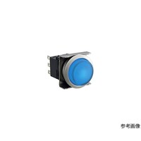 IDEC フラッシュシルエットLBWシリーズ照光押ボタンスイッチ丸平形・メタル調ベゼル LBW6MLM2T24S LBW6MLM2T24S 1個