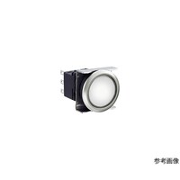 IDEC フラッシュシルエットLBWシリーズ照光押ボタンスイッチ丸平形・メタル調ベゼル LBW6MLA1T24VPW LBW6MLA1T24VPW 1個