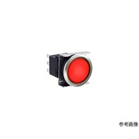 IDEC フラッシュシルエットLBWシリーズ照光押ボタンスイッチ丸平形・メタル調ベゼル LBW6MLM1T24VR LBW6MLM1T24VR 1個