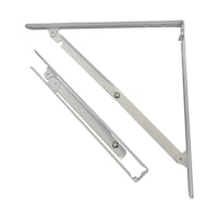 和合商事 折りたたみ式棚受金具 白 406mm 2個入 63794218 1パック