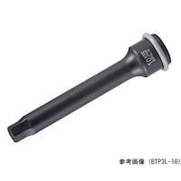 京都機械工具 9.5SQ インパクト用ヘキサゴンレンチ ロング 6mm BTP3L06P BTP3L06P 1個