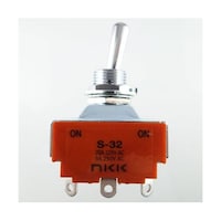 NKKスイッチズ 小形トグルスイッチONON S32J S32J 1個