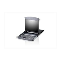 ATEN 19インチLCD8ポートKVNドロワー ロングレール KL1508ANJJL KL1508ANJJL 1式