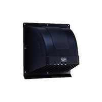 高須産業 20cm換気扇用ウェザーカバー ブラック WK20(K) WK20(K) 1個
