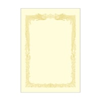 ササガワ OA賞状用紙 クリーム B4判