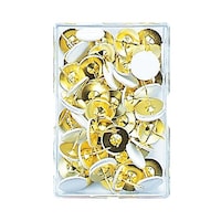 ミツヤ 二重画鋲足長着色白 40本×20箱入 TNL01WH TNL01WH 1ケース