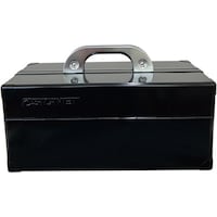 SIGNET 両開き工具箱 DIYツールボックス ブラック 54024 54024 1個