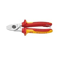 KNIPEX φ15mm/165mm ケーブルカッター(絶縁/落下防止) EA585KB15 EA585KB15 1個