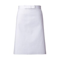 サーウ゛ォ ミドル丈 調理前掛け ホワイト F A68 A68 1枚