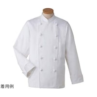 サーウ゛ォ 長袖 コックコート ホワイト