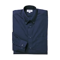 サーウ゛ォ 長袖 ボタンダウンシャツ ネイビー