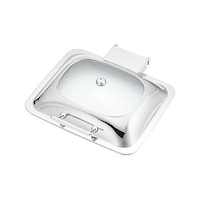 KINGO KINGO角チェーフィングディッシュ D106S・T用ガラスカバー 69184595 1個